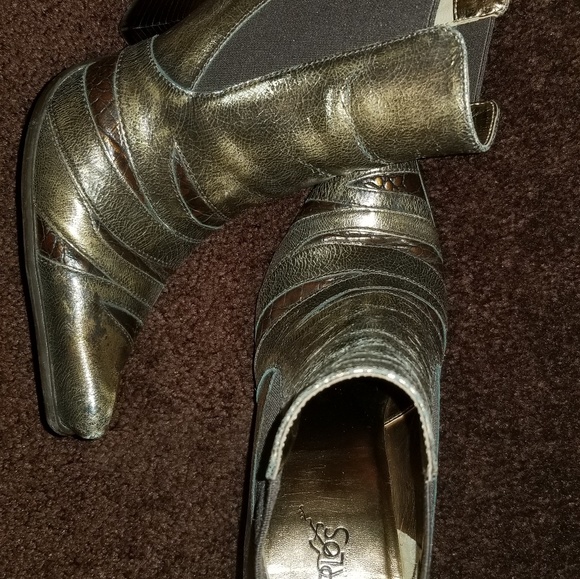 Bronze leathr westrn boot - Picture 2 of 8